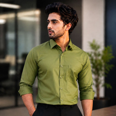 Men's Waterproof Formal Shirt - Green
