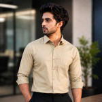 Men's Waterproof Formal Shirt - Off White